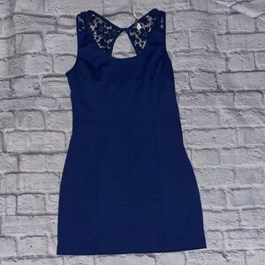 LC Lauren Conrad Navy Dress